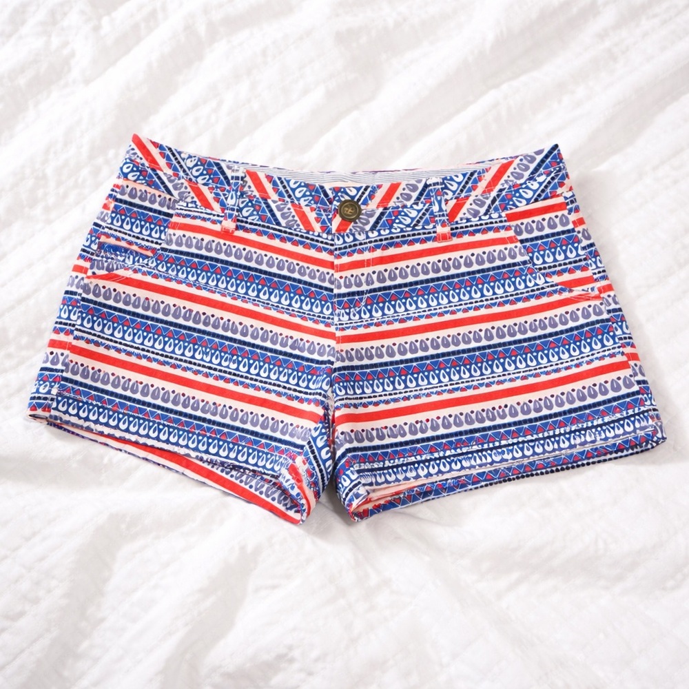 ✨ Red Camel Americana Print Shorts – Vacation Ready Size 5